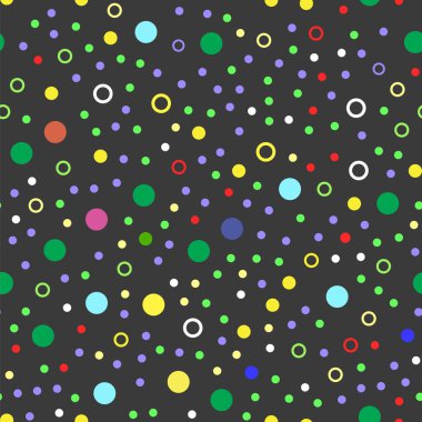 Koyu arka plan üzerinde renkli geometrik seamless modeli