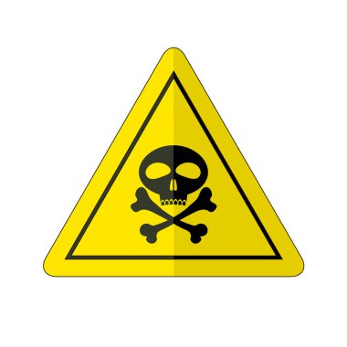 Skull and Bones beyaz arka plan üzerinde izole.