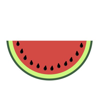 Beyaz arka plan üzerinde taze Slaced karpuz