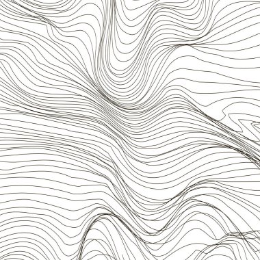 Wave Stripe arka planı. Grunge Hattı Desenli Desen