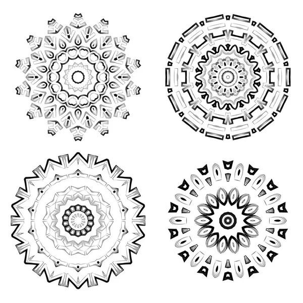 Patrón Línea Ornamental Textura Sin Fin Ornamento Geométrico Oriental — Foto de Stock