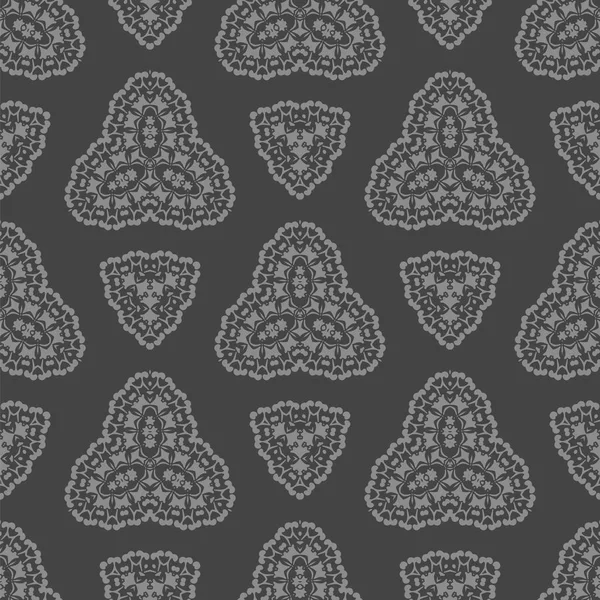 Grey Ornamental Seamless Line Pattern Nekonečná Textura Orientální Geometrický Ornament — Stock fotografie