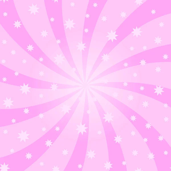 Pink Cartoon Swirl Design Vortex Starburst Spiral Twirl Square Helix — Stock Photo, Image