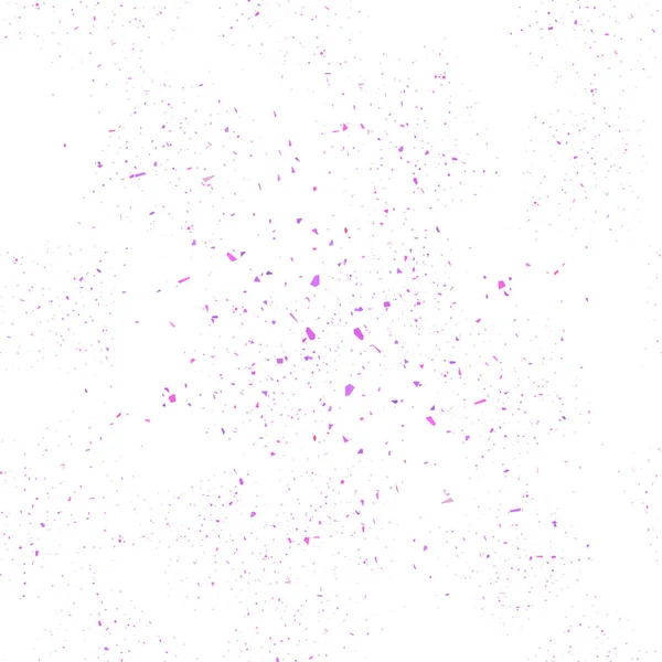 Padrão Sem Emenda Confetti Rosa Isolado Fundo Branco Conjunto Partículas — Fotografia de Stock