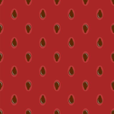 Taze tatlı doğal karpuz Seamless Modeli siyah tohumları ile