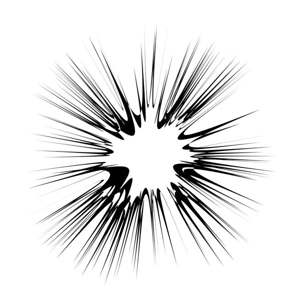 Explotar Flash Explosión Dibujos Animados Estallido Estrellas Aislado Fondo Blanco —  Fotos de Stock