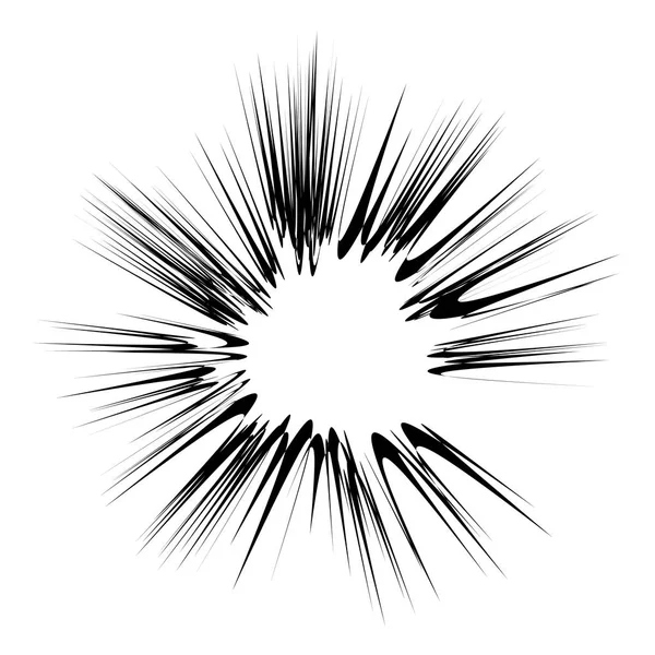 Explodovat Flash Cartoon Explosion Star Burst Izolované Bílém Pozadí — Stock fotografie