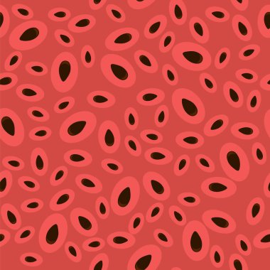 Taze tatlı doğal olgun karpuz. Kahverengi tohumlu kusursuz desen..