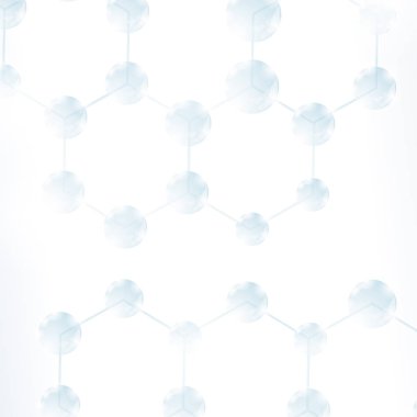 Soyut Molekül Tasarımı. Yapı Molekül ve İletişim. Atom, nöron ya da DNA ile bilimsel geçmiş. Altıgen Genetik ve Kimyasal Yapı