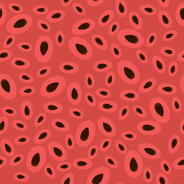 Taze tatlı doğal olgun karpuz. Kahverengi tohumlu kusursuz desen..