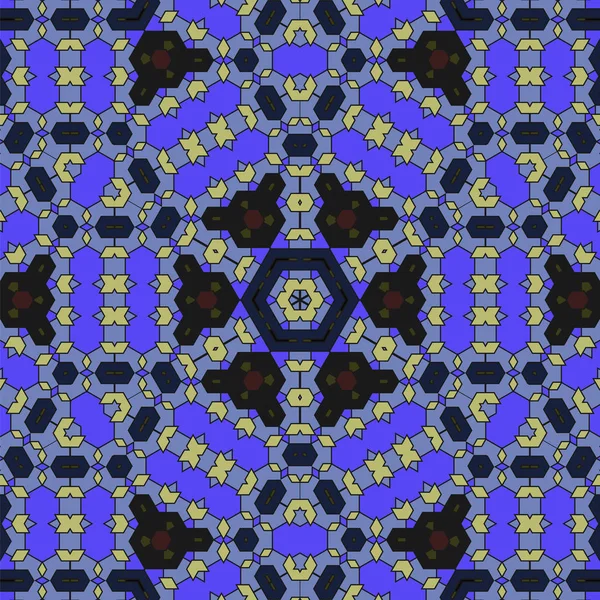 Творчий Орнаментальний Мозаїчний Візерунок Геометричний Декоративний Фон — стокове фото