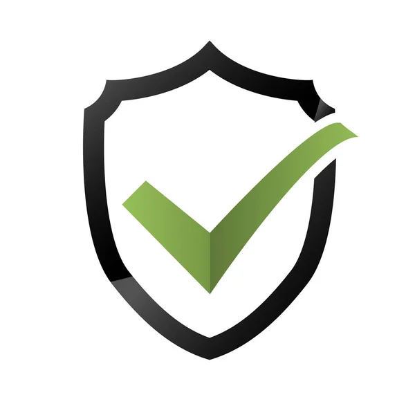 Security Check Icon, Shield Logotype, Protect Sign. Mark Disetujui Logo, Simbol Pengawal, Sistem Privasi Set - Stok Vektor