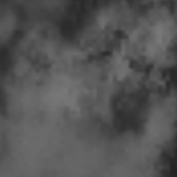 Patrón transparente de humo o niebla. Efecto especial de nube. Fenómeno natural, atmósfera misteriosa o niebla del río . — Vector de stock