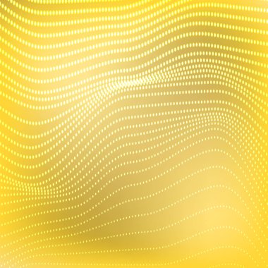 Çokgen Uzay. Bağlantı Nokta ile Düşük Poli Sarı Arka Plan. Büyük Veri. Bağlantı Yapısı. Nokta Lı Izgara.