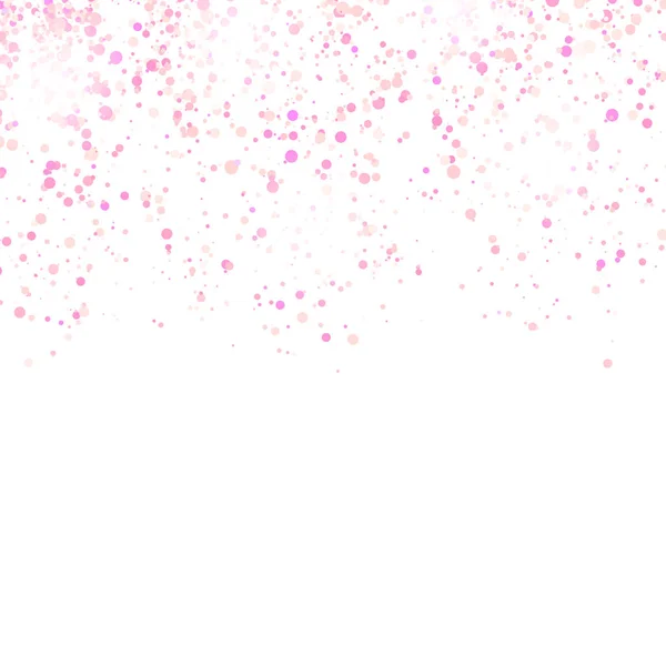 Rosa Confetti padrão isolado em fundo branco —  Vetores de Stock