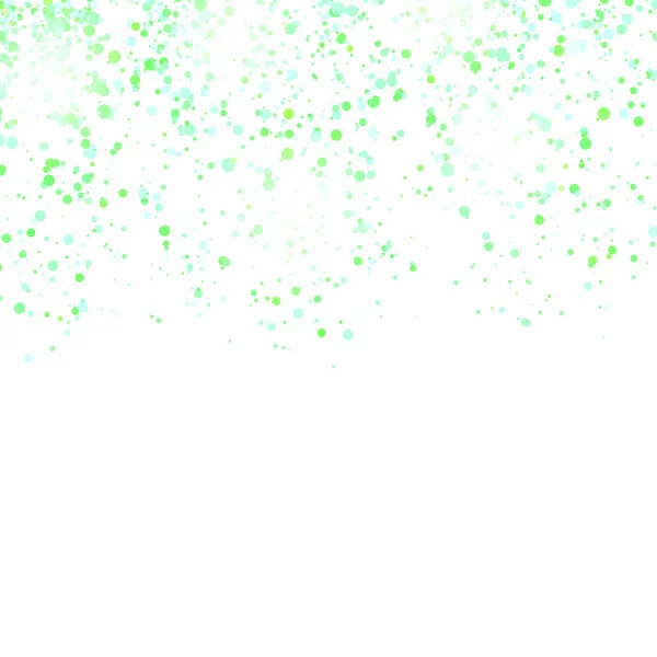 Padrão Confetti verde isolado em fundo branco — Vetor de Stock