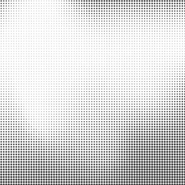 Yarı ton deseni. Nokta seti. Noktalı Doku. Overlay Grunge Şablonu. Distress Lineer Tasarım. Solma Monokrom Noktaları.