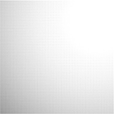Yarım Tonlu Düzen. Noktalar kümesi. Beyaz Arkaplanda noktalı doku. Grunge Şablonu 'nu yükle. Tehlike Doğrusal Tasarımı.