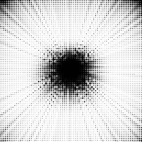 Pola Halftone. Set of Dots. Overlay Grunge Template. Distress Linear Design. Titik Monokrom Pudar - Stok Vektor