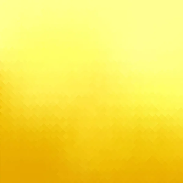 Raster Yellow Polygonal Background (en inglés). Patrón cuadrado arrugado. Textura Polivinílica Dorada Baja. Diseño moderno mosaico de oro abstracto . — Foto de Stock