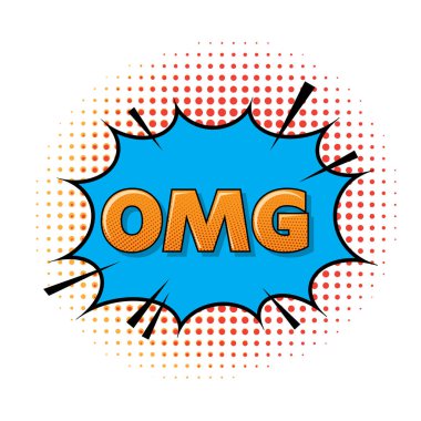 Aman Tanrım, Harfler. Çizgi roman geçmişi. Renkli Yarıton Deseni. Karikatür Konuşma Balonu. Noktalı Doku