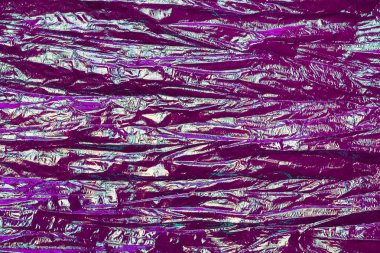 Holografik soyut neon dokulu arkaplan.