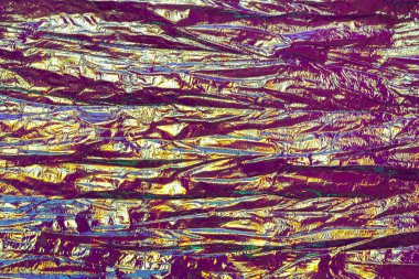 Holografik soyut neon dokulu arkaplan.