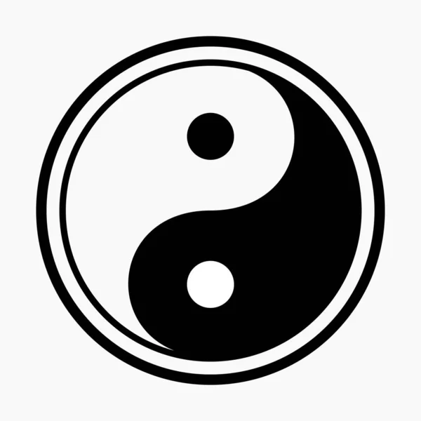 Yin Yang Antecedentes — Archivo Imágenes Vectoriales