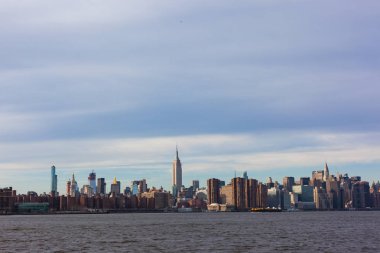 Williamsburg, Ny, Brooklyn, görüldüğü gibi Nyc skyline