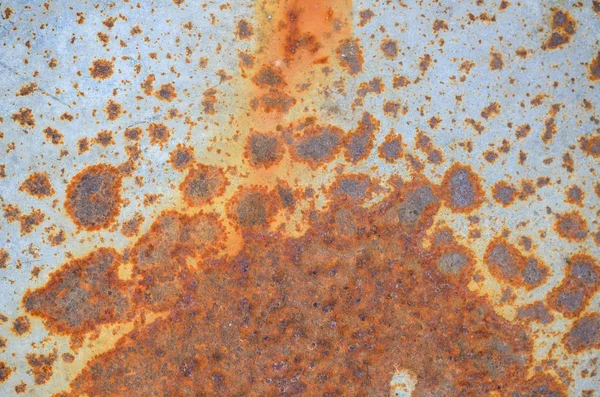 Σκουριά Spots Μια Μεταλλική Επιφάνεια — Φωτογραφία Αρχείου