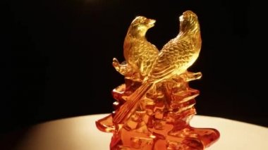 Feng shui cam heykelcikler sembolü doğurganlık yakın çekim.