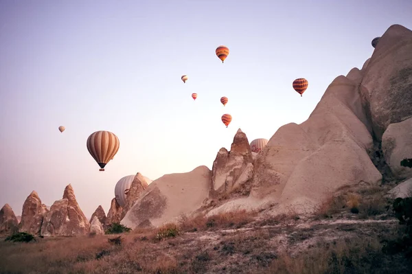 Cappadocia hot air balloon at sunrise — Stock Photo, Image