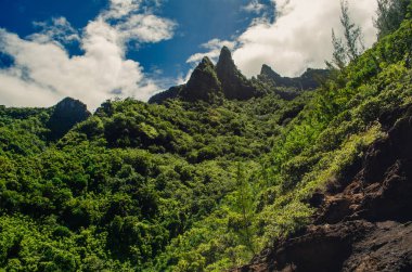 Kalalau Trail ani zirveleri, Hawaii, Abd
