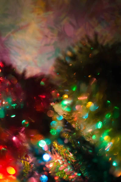 Bulanık bir arka plan için Noel renkleri