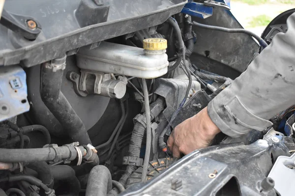 Máquina de reparación de motor . — Foto de Stock