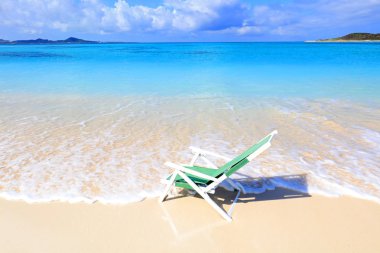 Okinawa güzel bir plaj