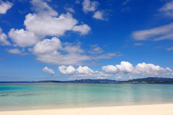 Nádherná Pláž Okinawa — Stock fotografie
