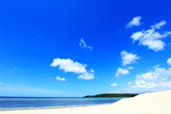 Okinawa Güzel Bir Plajın Resmi — Stok fotoğraf