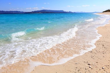 Okinawa güzel bir plaj