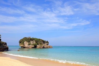 Okinawa güzel bir plaj