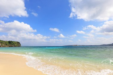 Okinawa güzel bir plaj