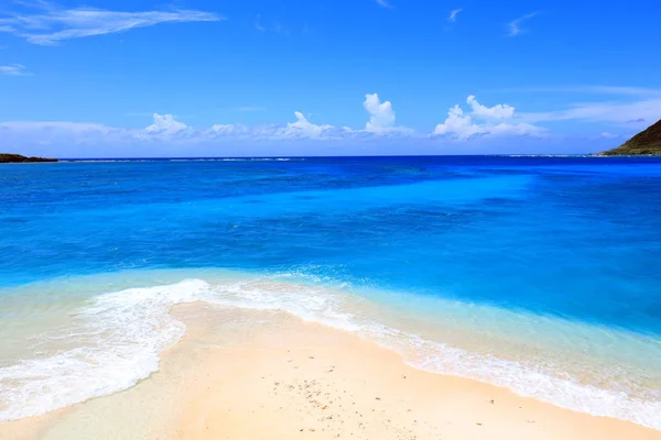 Okinawa Güzel Bir Plajın Resmi — Stok fotoğraf