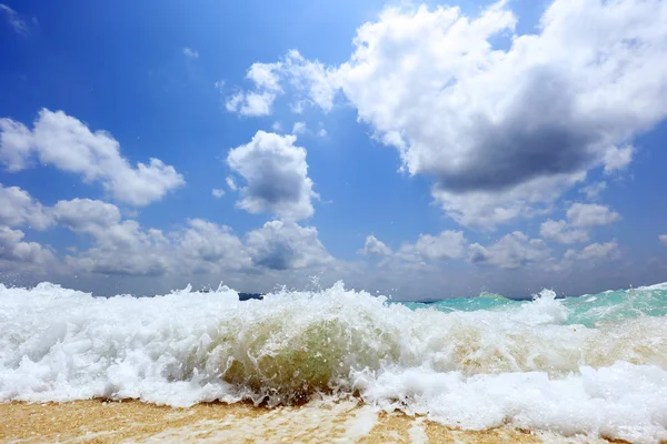 Zomer Hemel Prachtig Strand Van Okinawa — Stockfoto