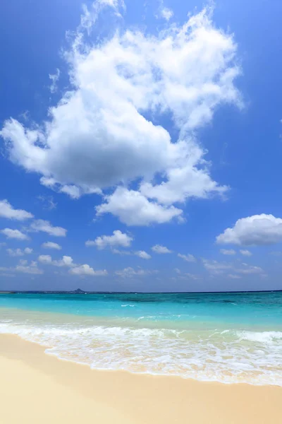 Immagine Una Bellissima Spiaggia Okinawa — Foto Stock