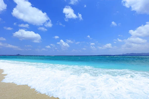 Foto Van Een Prachtig Strand Okinawa — Stockfoto