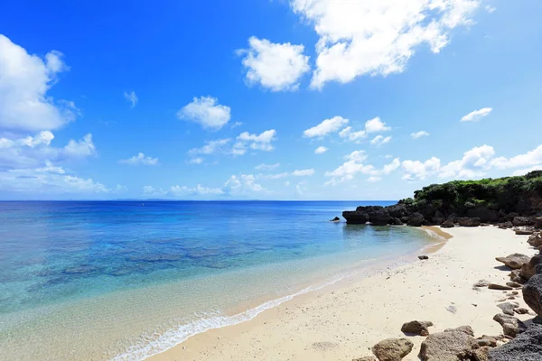 Cobalt Blue Sea Blue Sky Okinawa — Stock Photo, Image