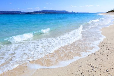 Okinawa güzel bir plaj