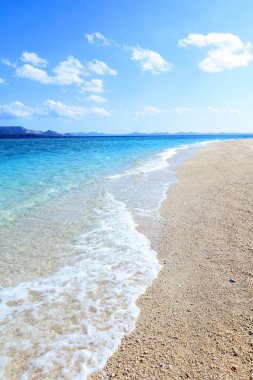 Okinawa güzel bir plaj
