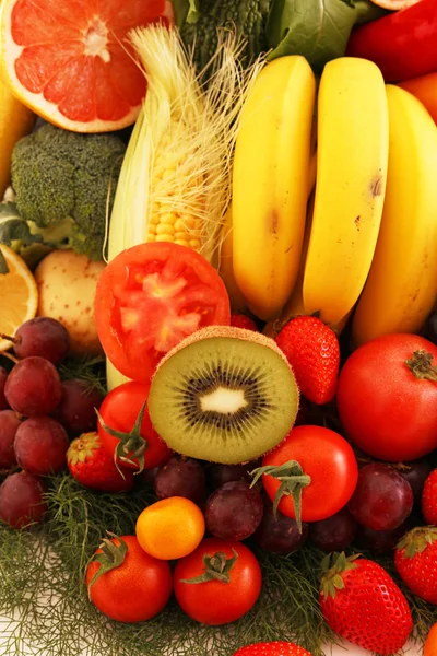 Färska Grönsaker Och Frukter — Stockfoto