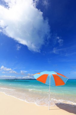 Okinawa güzel bir plaj